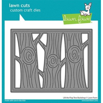 Lawn Fawn Lawn Cuts - Lift The Flap Tree Backdrop